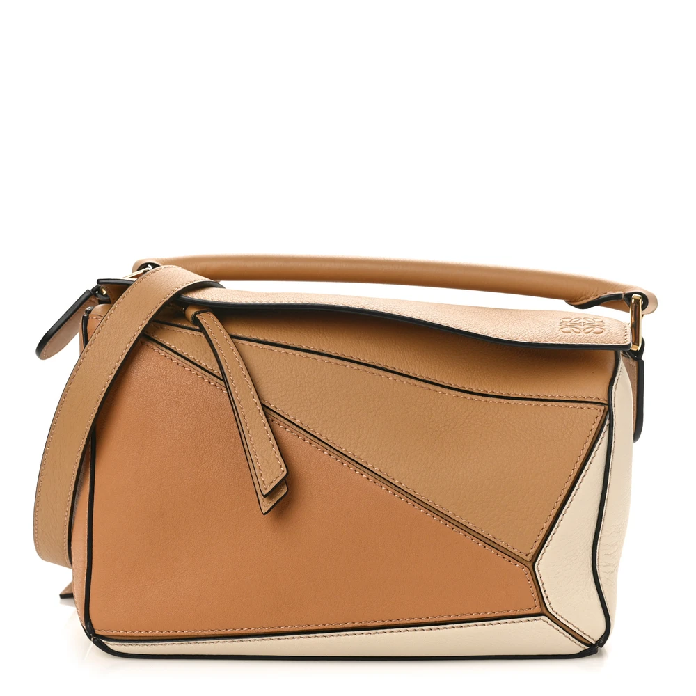Loewe Puzzle Bag Small Dune Warm Desert Calfskin Leather