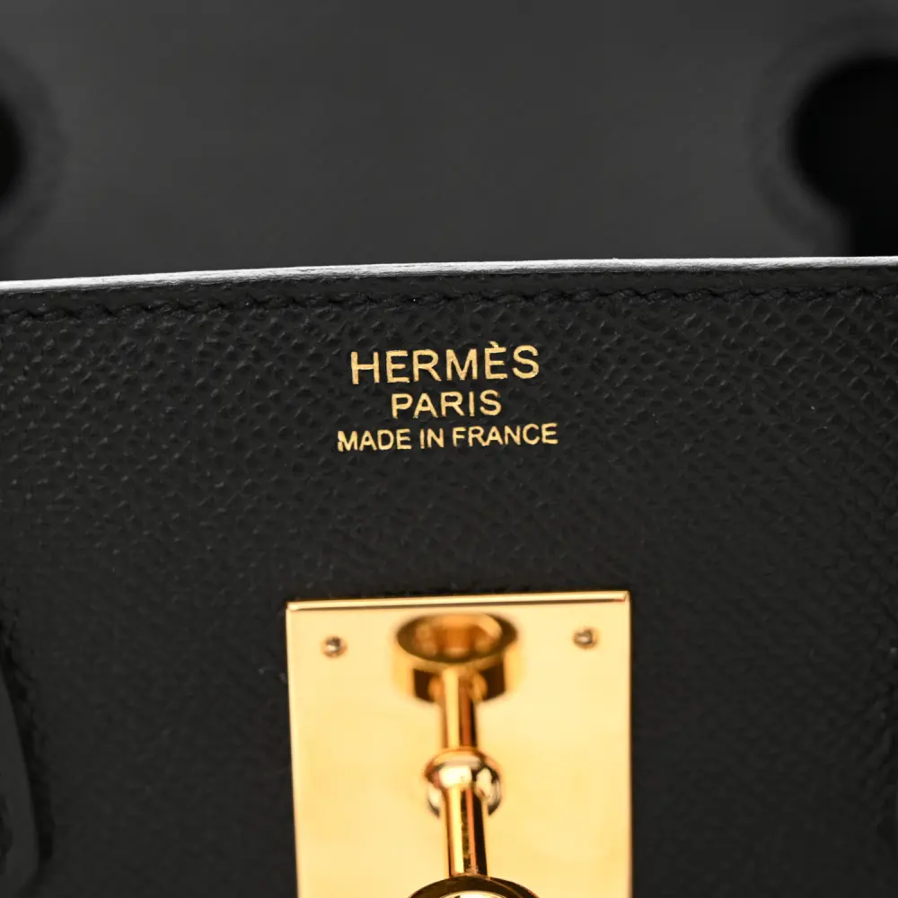 Hermès Birkin 30 Black Epsom Leather Gold Hardware
