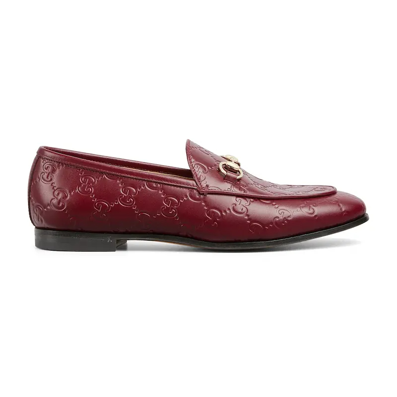 Gucci red loafers