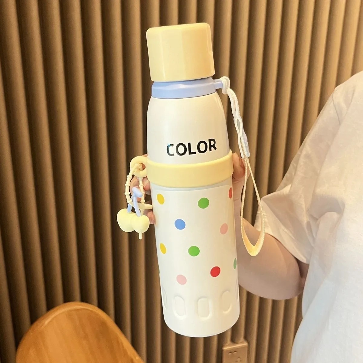 Star Pattern Water Bottle