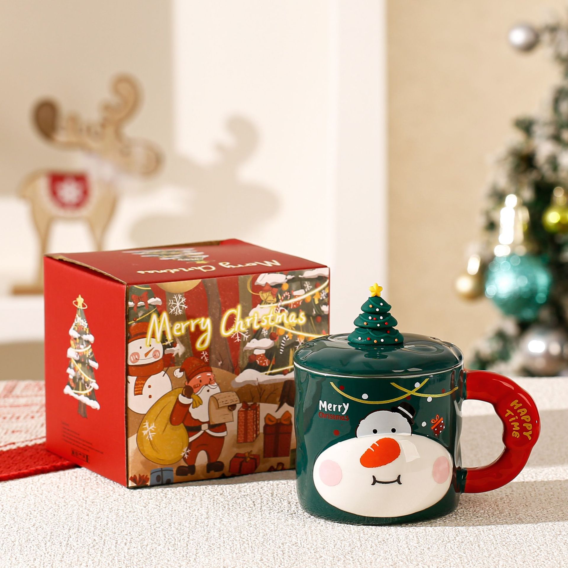 Reindeer Christmas Mug