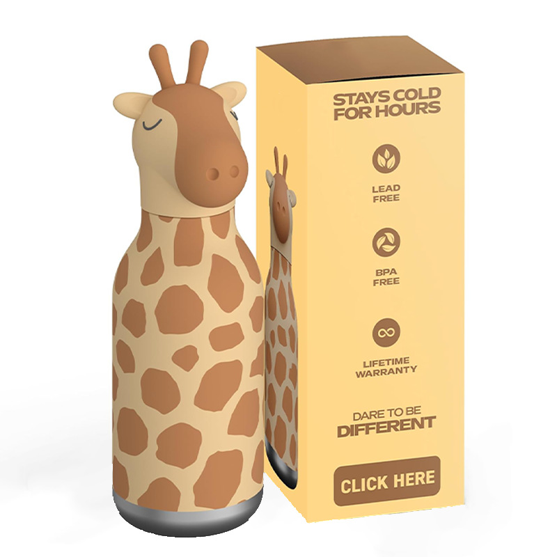 Giraffe Animal Water Bottle