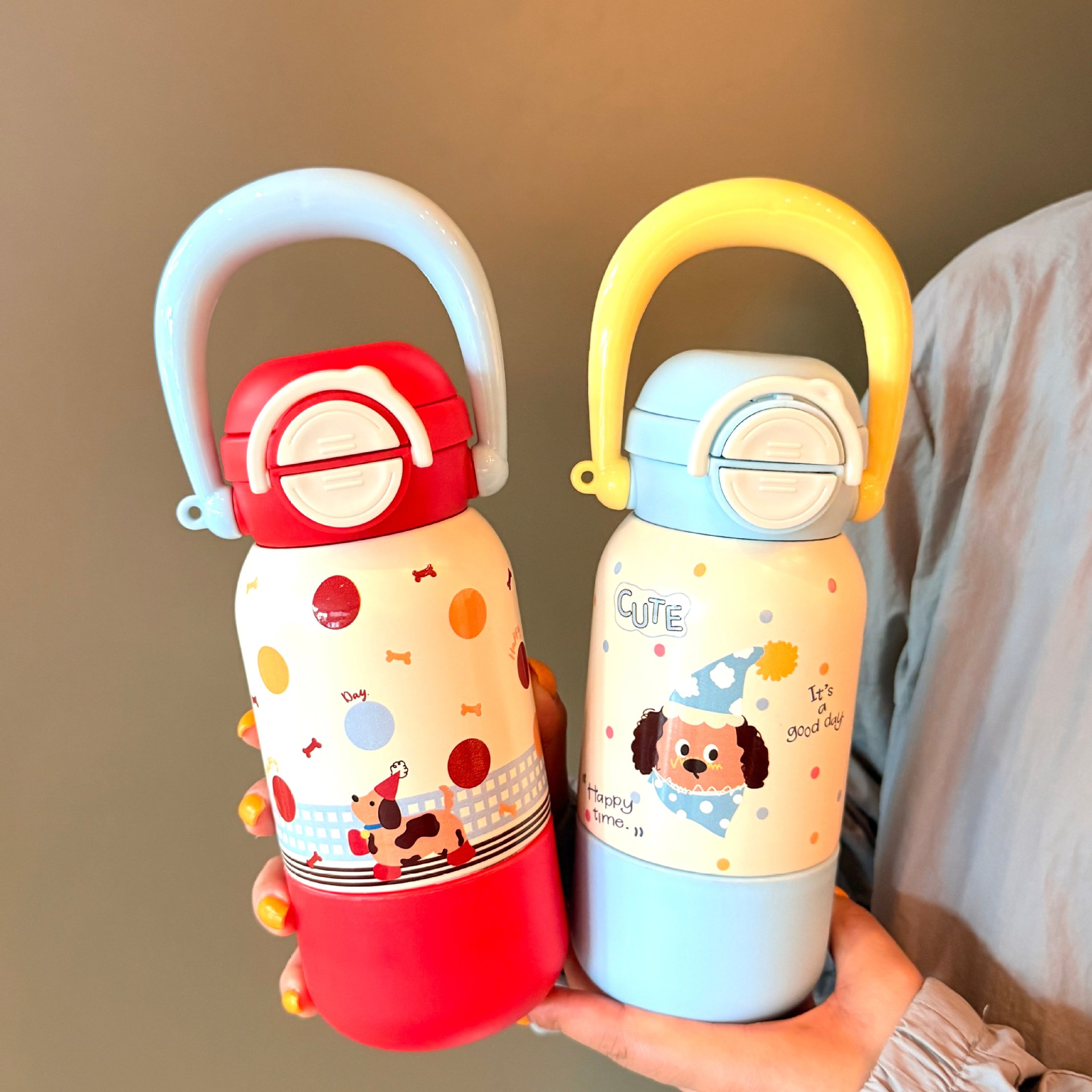 Happy Dog Thermos Bottle