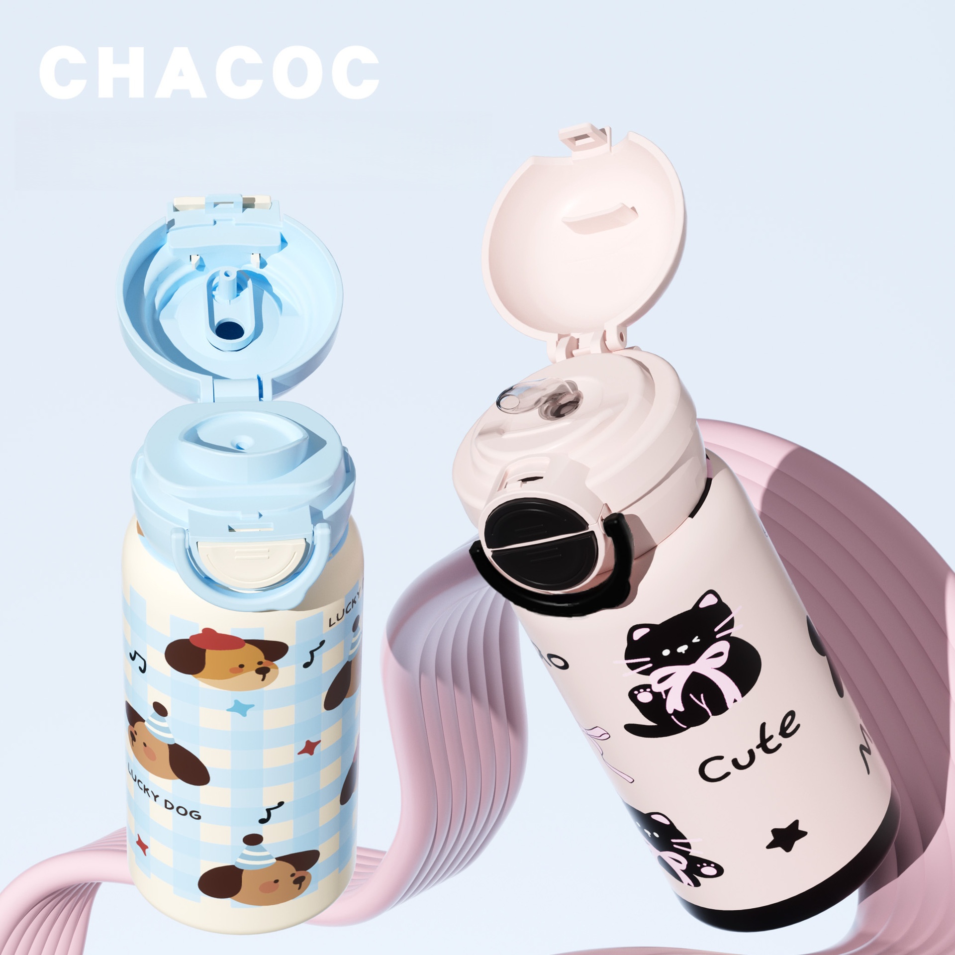 Lucky Dog Thermos Bottle