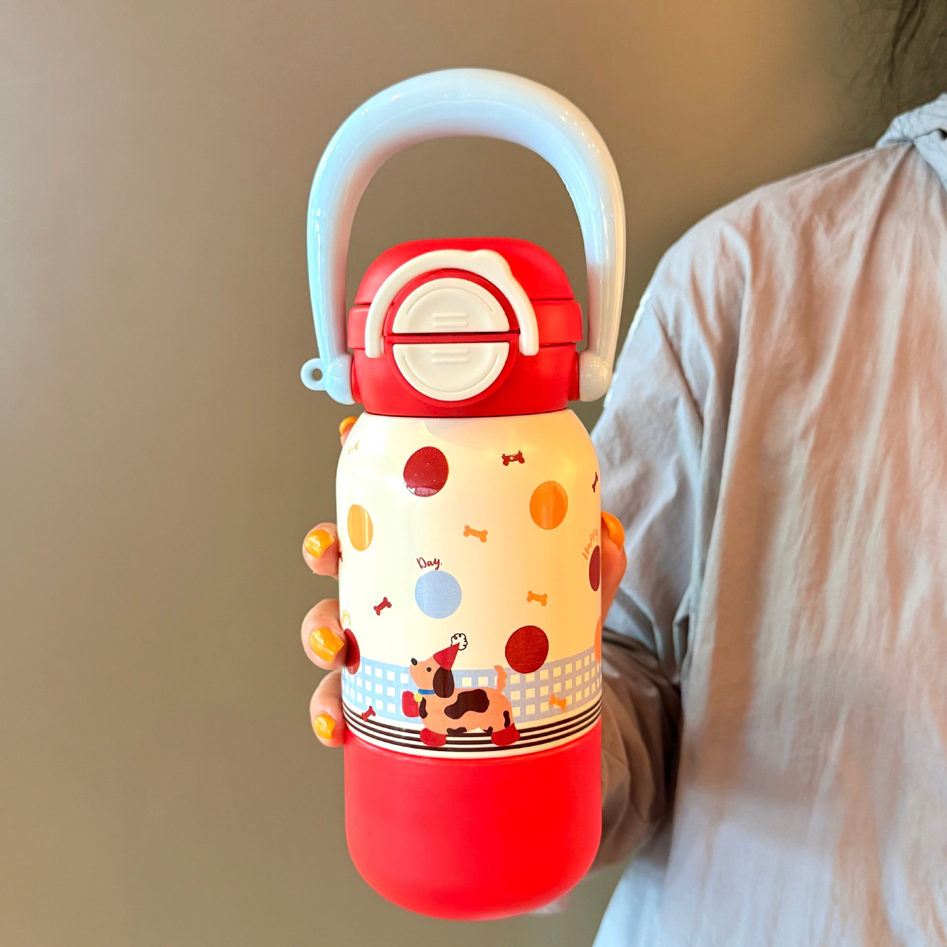 Happy Dog Thermos Bottle