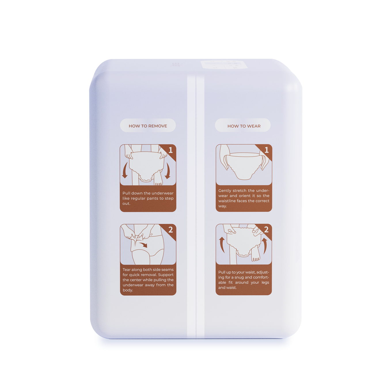 Zephyrease Inkontinenz Pants für Damen und Herren, 360° Maximaler Auslaufschutz, 20 Stück