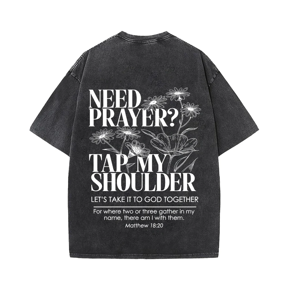 Let's Take It to God Together Unisex Washed T-shirt