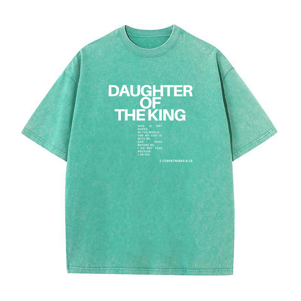 Daughter of the King Unisex Washed T-Shirt