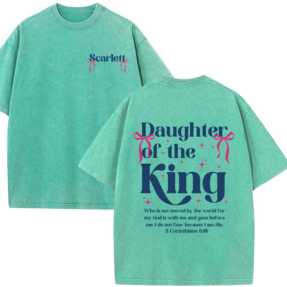Daughter of the King Shirt Unisex Washed T-Shirt